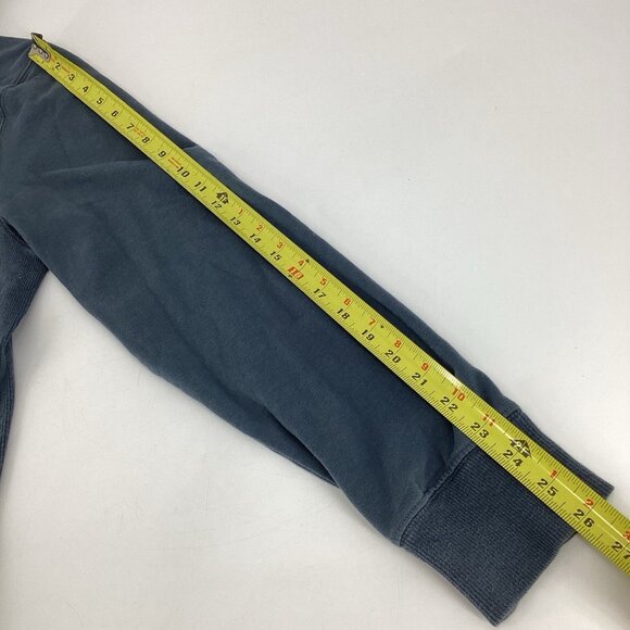 LL Bean Hoodie Mens Slightly Fitted Mountain Graphic Pullover Sweater Blue Sz M - Picture 7 of 8